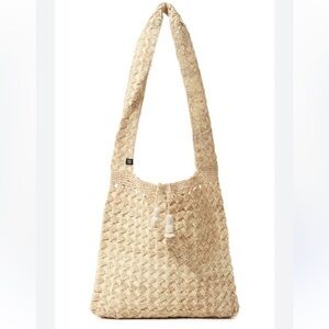 Nannacay ava Crochet and Tie Tote Bag NWT